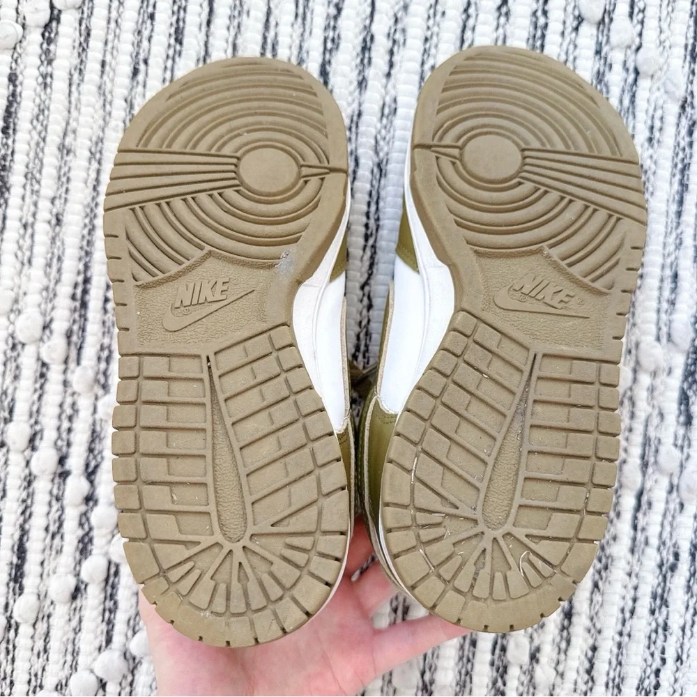 Nike Women’s Low Top Sneakers in Olive Green and White - Picture 8 of 10